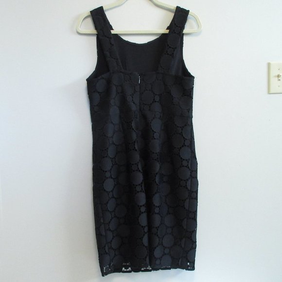 DKNY Black Sheath Lace Dress Size 6 - Picture 4 of 8
